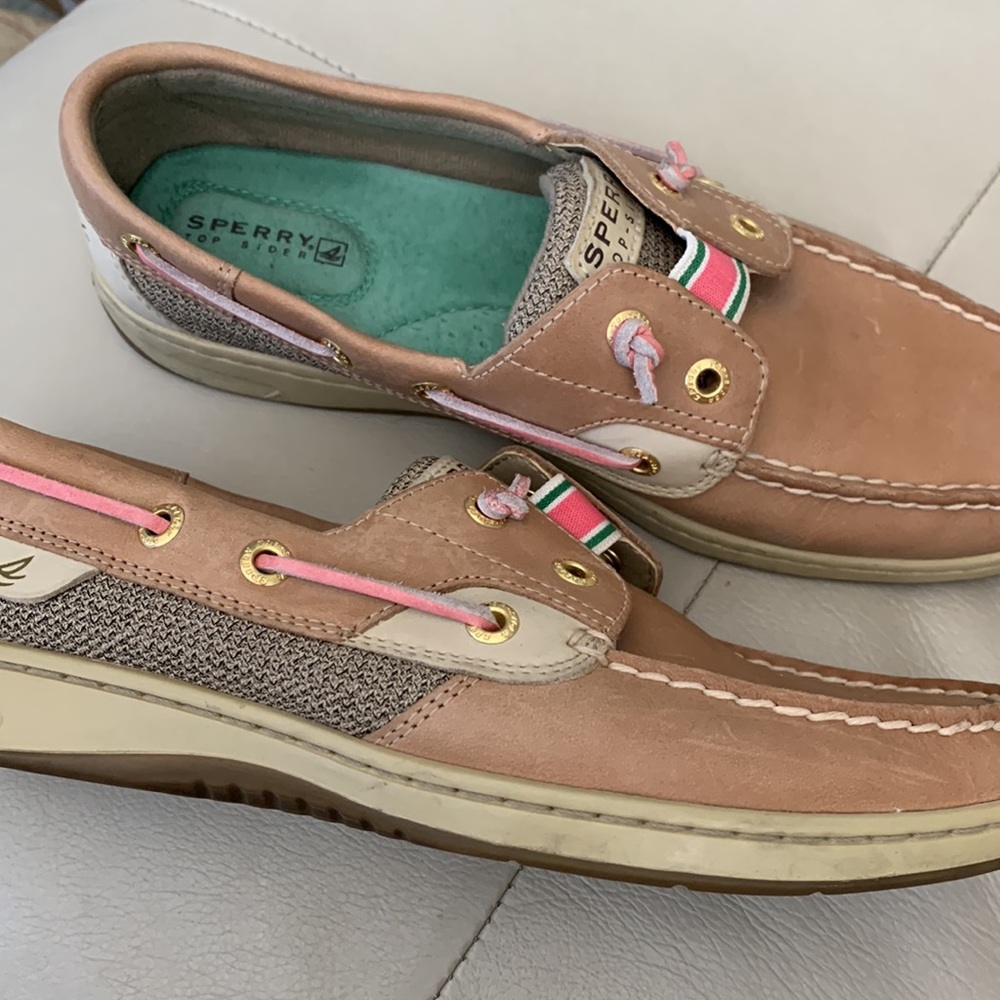 Sperry Top-Sider Bluefish Tie-Free Boat Shoe, Linen - Picture 5 of 11